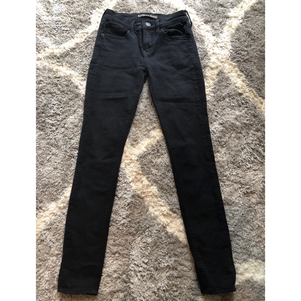 Women’s black jeans Express size 0